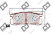 DJ PARTS BP1667 Brake Pad Set, disc brake